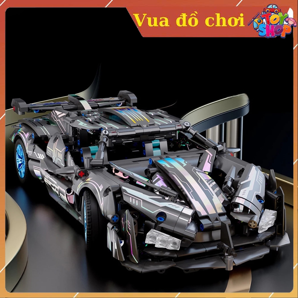[Mẫu mới] Mô hình lắp ghép siêu xe Lambo Shadow 45cm tỉ lệ 1:14 Ô tô ...