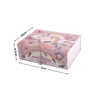 Đồ chơi trang điểm make up 3 tầng cho bé gái kết hợp bộ làm móng và vòng tay handmade an toàn dễ dàng làm sạch HT Toys