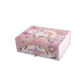 Đồ chơi trang điểm make up 3 tầng cho bé gái kết hợp bộ làm móng và vòng tay handmade an toàn dễ dàng làm sạch HT Toys