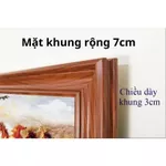 Tranh phong thuỷ thuận buồm xuôi gió khổ lớn tráng gương 3D khung vân gỗ 7cm sang trọng treo phòng khách mang tài lộc — ảnh 6