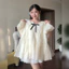 Áo nữ kiểu babydoll xoè tay bồng tiểu thư công chúa Dilyshop chất tơ xốp mềm mịn không nhăn - A125