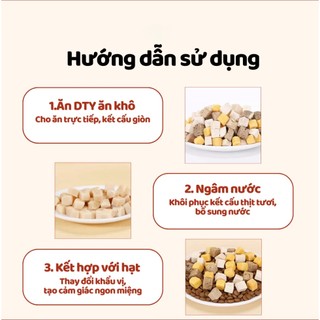 Thịt Sấy Lạnh Khô Cho Thú Cưng (Gà Viên, Cỏ Mèo Viên, Gan Gà Viên, Trứng Viên, Cá Trứng), Sấy Tổng Hợp Cho Mèo & Chó