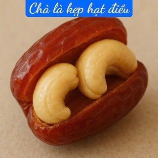 Ăn vặt ngon,chà là sấy dẻo kẹp hạt điều,món ăn ngon,cung cấp năng lượng,dinh dưỡng cao,tốt cho sức khỏe.Giá tốt