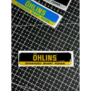 Tem Nhựa Nổi Phản Quang 3M Dán Pô E, Nắp Lọc Gió Tay Ga - Ohlins Enhanced Smart Power 2025 |SGDC - 1 Cái|