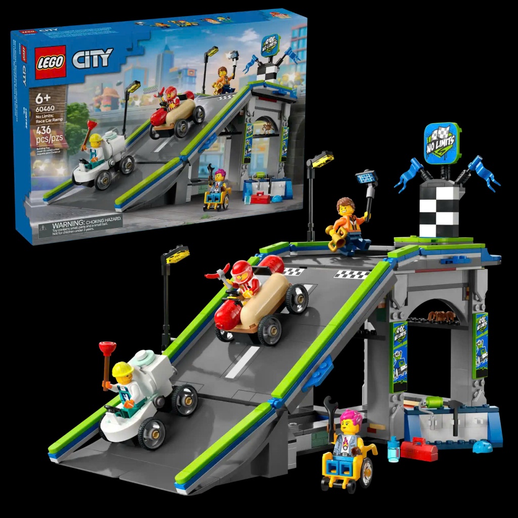 Lego 60460 Đồ Chơi Lắp Ghép No Limits: Race Car Ramp Track | Shopee ...
