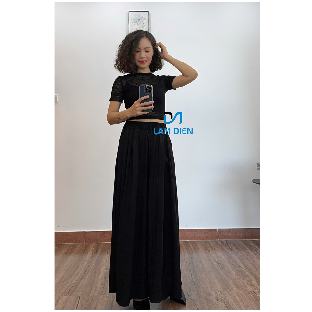 Áo Croptop Nữ Áo Ôm Body Kiểu Ren Ngắn Tay Thoáng Khí Thời Trang Nữ LA034