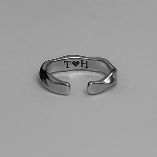925 Silver Ring, engravable by MIRROR SILVER