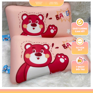 Gối cao su non trẻ em, gói cho trẻ mang đi học mềm mịn kích thước 30x50cm