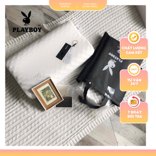 Gối cao su massage Playboy gối mềm mịn chống đau mỏi vai gáy hàng nhập khẩu cao cấp