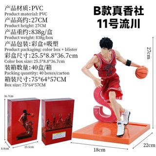 Đồ chơi figure nhân vật anime Lưu Xuyên Phong trong "Slam Dunk" - hàng phát hành từ Hà Nội 27CM
