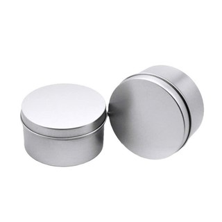 Lọ hộp Nhôm kín Đựng Matcha, đựng Trà, đựng Caphe, đựng Thực Phẩm màu Bạc, dung tích 100ml-500ml