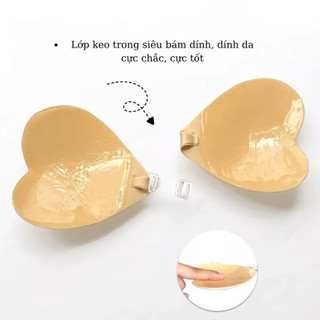 Miếng Dán Ngực Trái Tim Ôm Gọn Siêu Nâng V1, Miếng Dán Keo Chắc Chắn Tôn Dáng Xinh King Shop D-0159