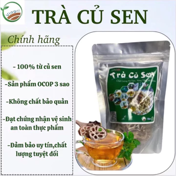 GÓI 100G TRÀ CỦ SEN - TRÀ LÁ SEN - TRÀ BÍ ĐAO VIAGRI - THANH NHIỆT CƠ THỂ TỐT CHO SỨC KHỎE