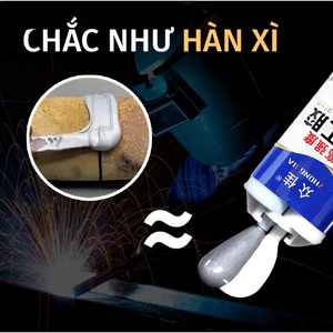 Tuýp 50ml, Keo hàn nối vá sắt, thép, keo dán hàn mọi bết nứt vỡ, dán sửa nối đồ nhựa đồ gỗ chắc chắn độ bền cao
