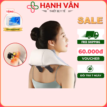 MÁY MASSAGE VAI CỔ XOA BÓP THẾ HỆ MỚI AS-30, MÁY MASSAGE CỔ VAI GÁY 6D - MASSAGE TRỊ LIỆU GIẢM ĐAU VAI GÁY