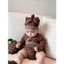 Set quần áo kèm mũ chú Tiều phu minin tone nâu siêu trắng da dễ thương cho bé