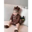 Set quần áo kèm mũ chú Tiều phu minin tone nâu siêu trắng da dễ thương cho bé