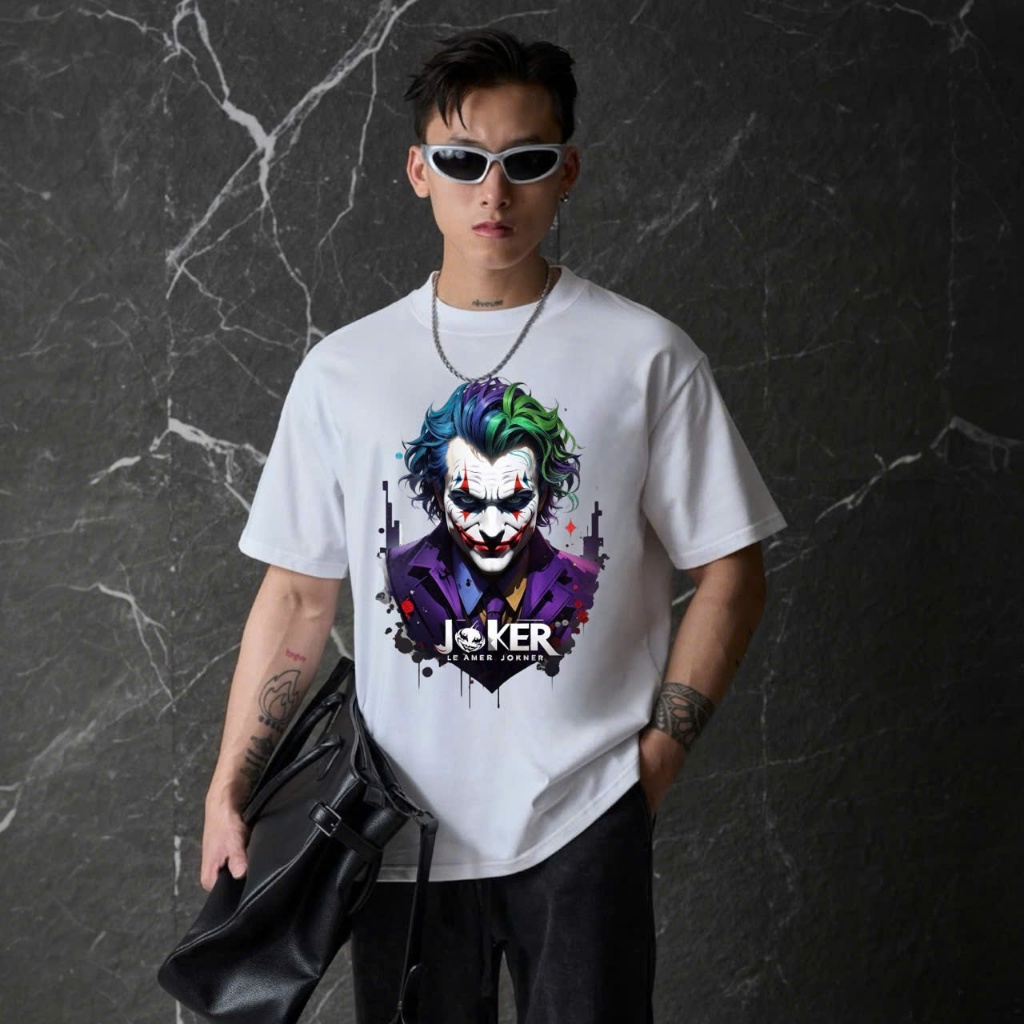 Áo phông   KOREA nam nữ cao cấp, 100% cotton co giãn 2 chiều , định lượng 250gms, joker