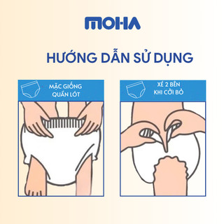 Combo 50 miếng ̣̣̣Băng vệ sinh dạng quần MOHA cao cấp danh cho phụ như sau sinh và trong chu kỳ kinh...