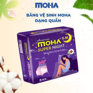Combo 50 miếng ̣̣̣Băng vệ sinh dạng quần MOHA cao cấp danh cho phụ như sau sinh và trong chu kỳ kinh...