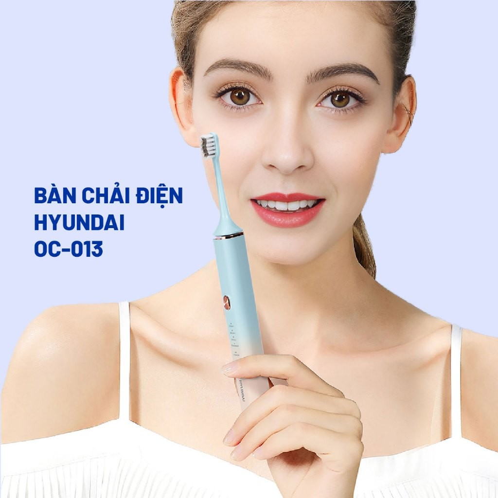 Bàn Chải Điện Hyundai OC-013 - Công nghệ làm sạch hiệu quả - Bảo hành chính hãng 12 tháng