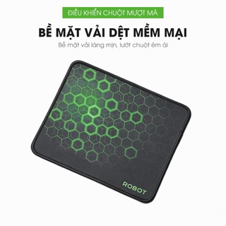 Tấm Lót Chuột Kiểu Dáng Gaming ROBOT RP01 Black - 22x18x0.2 cm