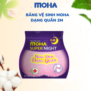 Băng vệ sinh dạng quần Moha túi 2 miếng tiện lợi cho phụ nữ đi sinh và đến kỳ