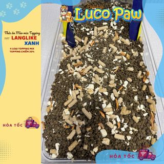 Hạt LANGLIKE - DONGPET - SHILANG A3 ( 5kg ) hạt mix topping thịt sấy, dinh dưỡng cao, mèo kén ăn