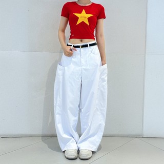 Gladimax Quần ống cong dáng rộng TS172 Parachute Pants BigSize Full 4 Túi Kaki Dày Dặn Sóng Giặt Máy Thoải Mái Phong Các