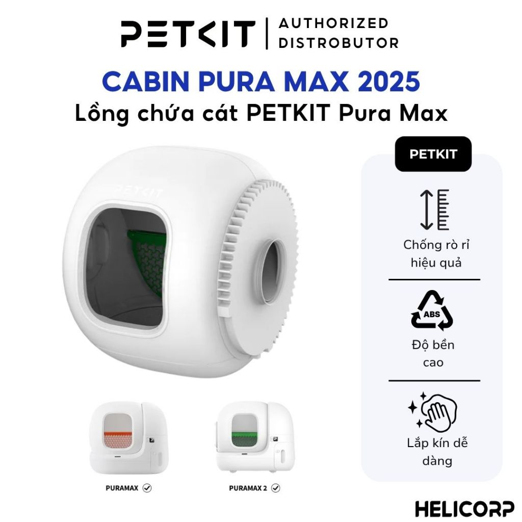 [New 2025] Lồng chứa cát Máy Dọn Phân Mèo PETKIT Pura Max 2025 thay thế các bản 2022, 2023, 2024