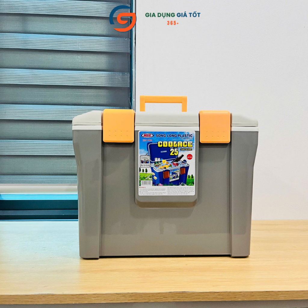 Thùng đá giữ nhiệt Song Long 25L - Thùng đựng đá, giữ lạnh nước giải khát cho quán ăn, quán nhậu