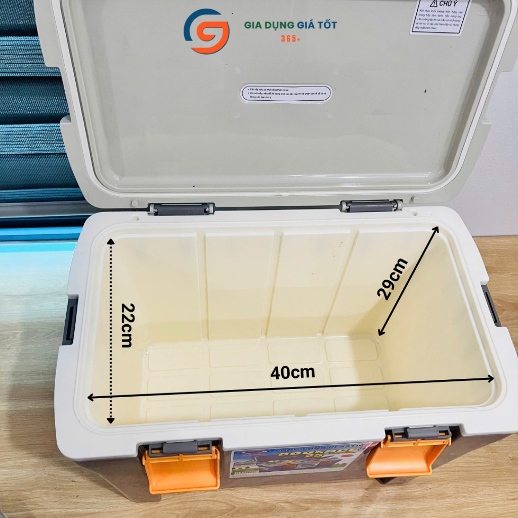 Thùng đá giữ nhiệt Song Long 25L - Thùng đựng đá, giữ lạnh nước giải khát cho quán ăn, quán nhậu