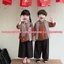 <HỎA TỐC>Set đồ bà ba truyền thống (Khăn mua thêm), chất vải lụa thoáng máy cho bé trai bé gái từ 7-35kg