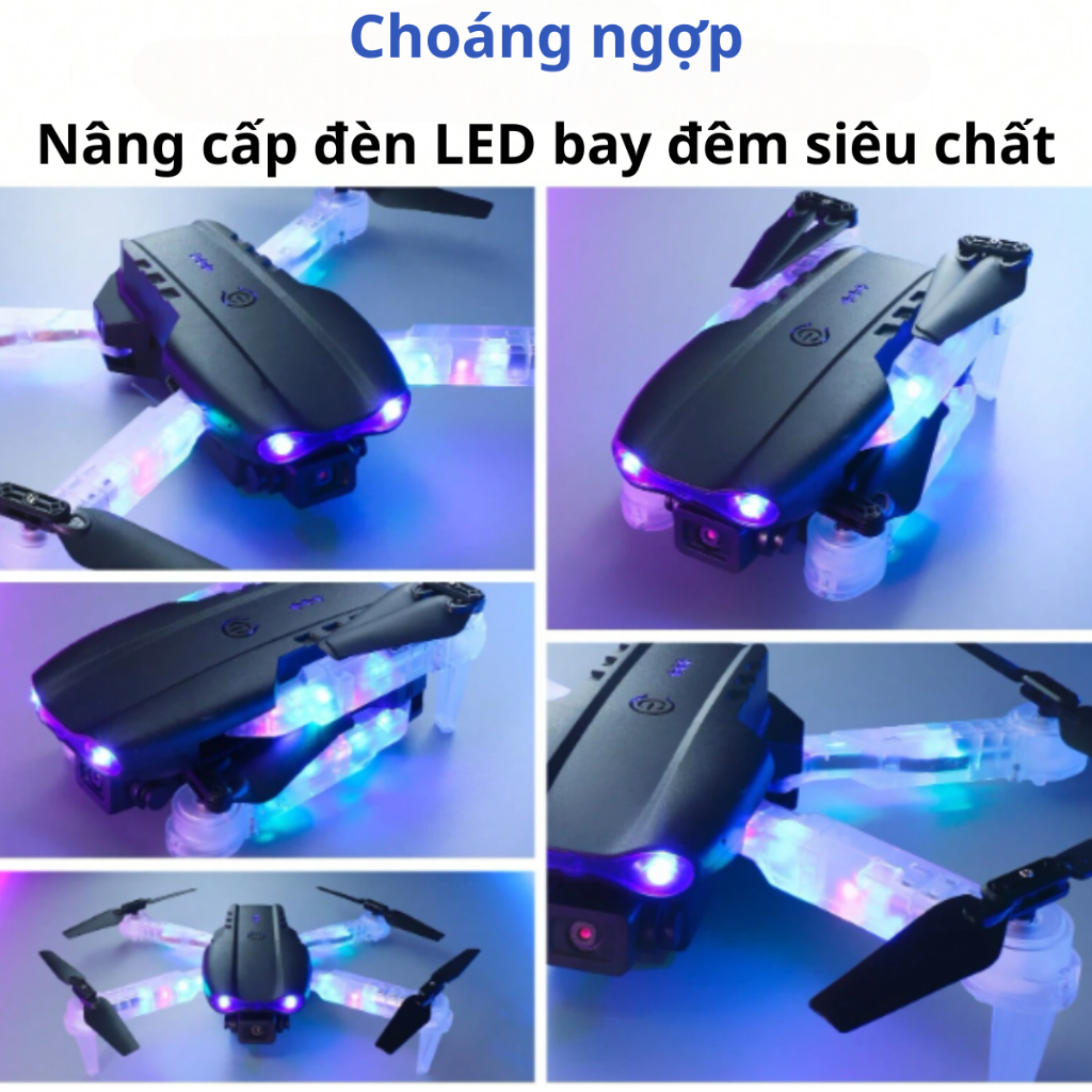 Flycam điều khiển từ xa e100D E88 E88 max E99 ,máy bay tập bay món quà lý tưởng cho bé, dễ sử dụng