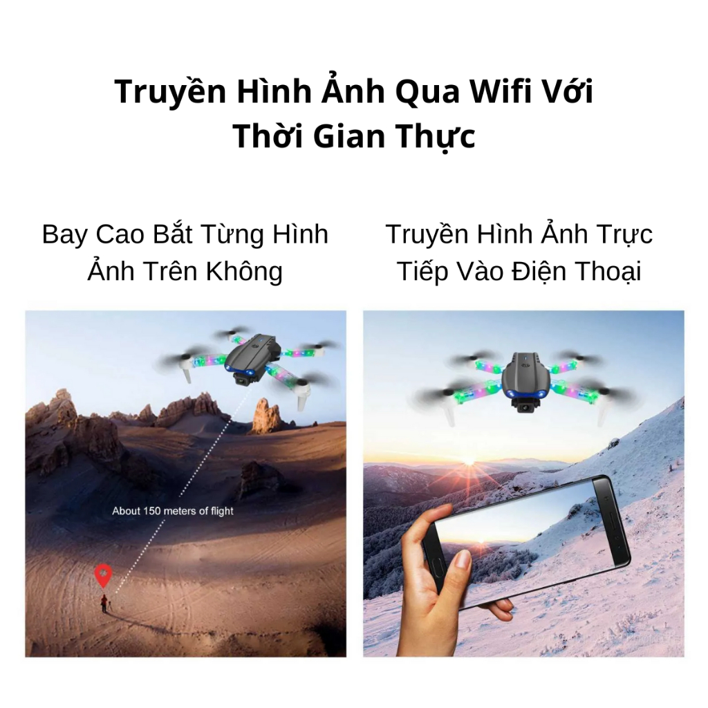 Flycam điều khiển từ xa e100D E88 E88 max E99 ,máy bay tập bay món quà lý tưởng cho bé, dễ sử dụng