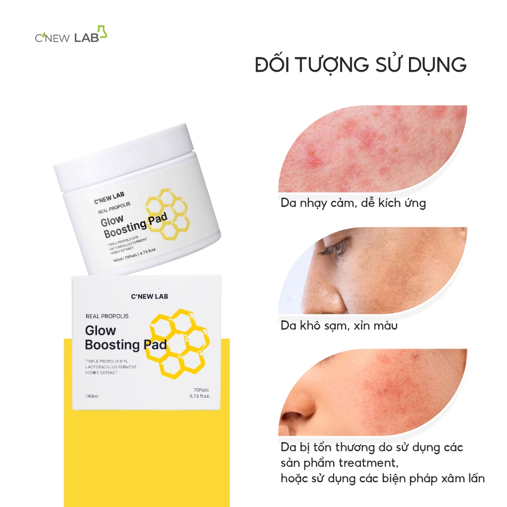 COMBO Toner Pad Exosome và Toner Pad Keo Ong – 70 miếng/hộp