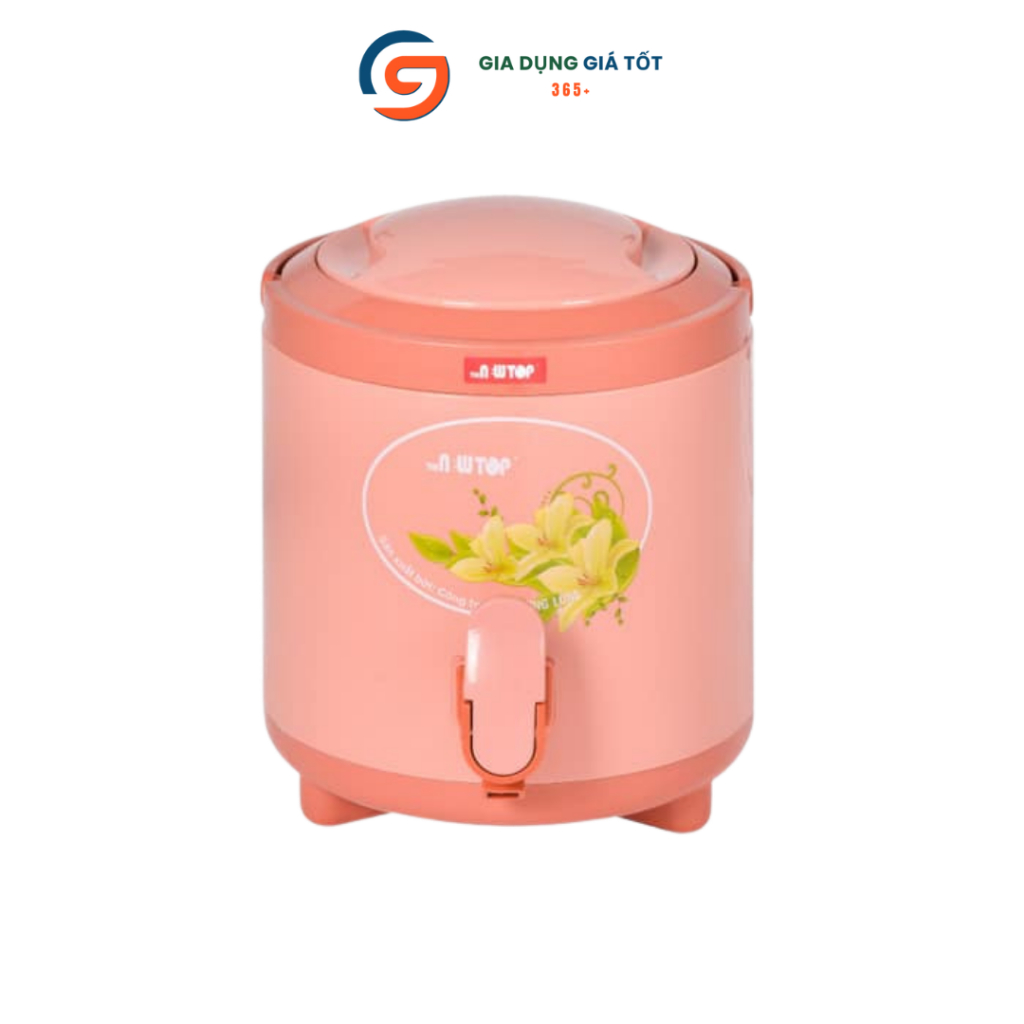 Bình giữ nhiệt có vòi Song Long 3 lít có quai xách, giữ lạnh tốt cho gia đình, quán ăn