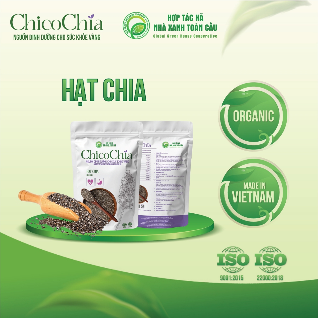 Hạt Chia ChicoChia -  Nguồn Dinh Dưỡng Cho Sức Khoẻ Vàng