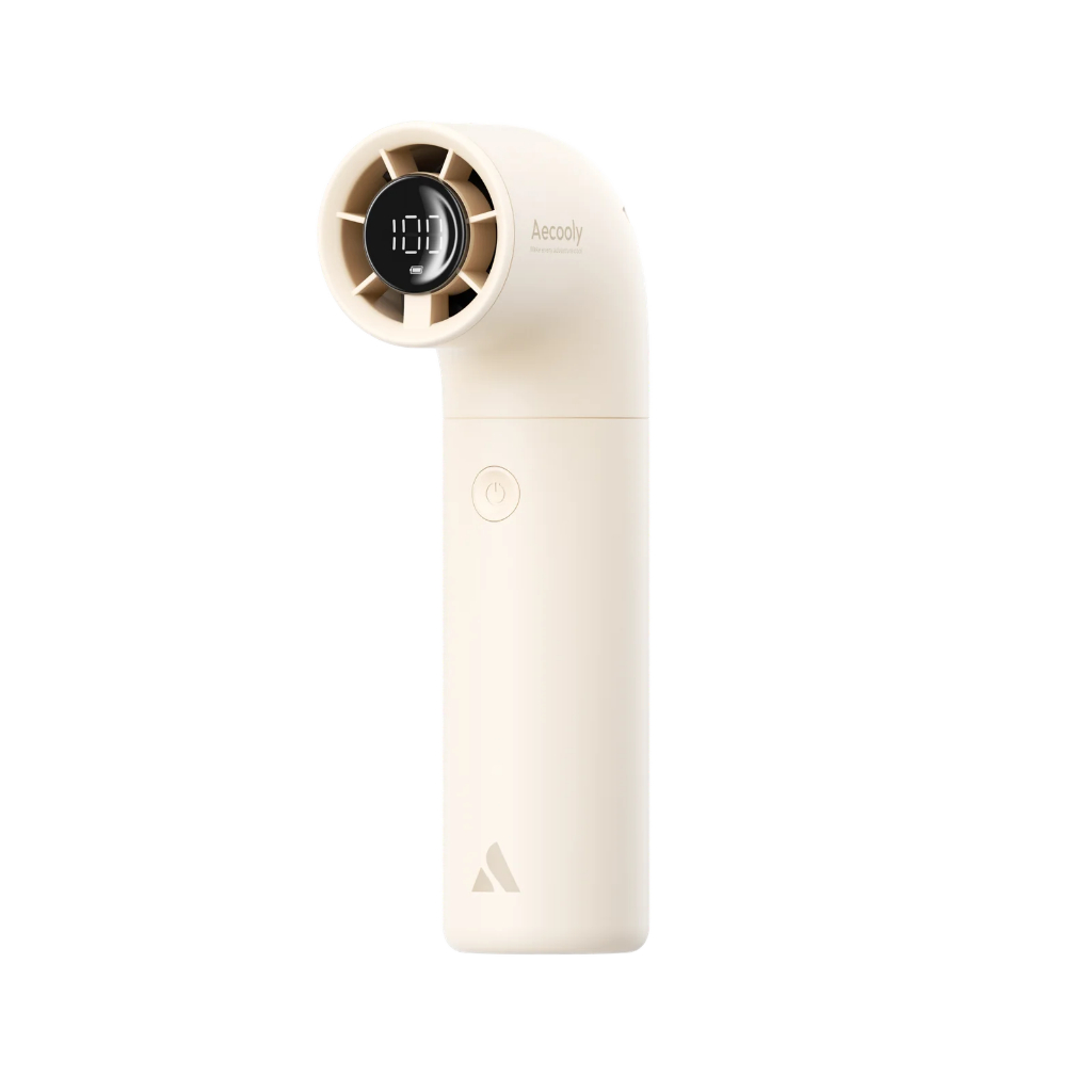 Quạt Cầm Tay AECOOLY Aero (2000mAh, 15H, 4 Speed Settings, LED Digital Display, 15000RPM)