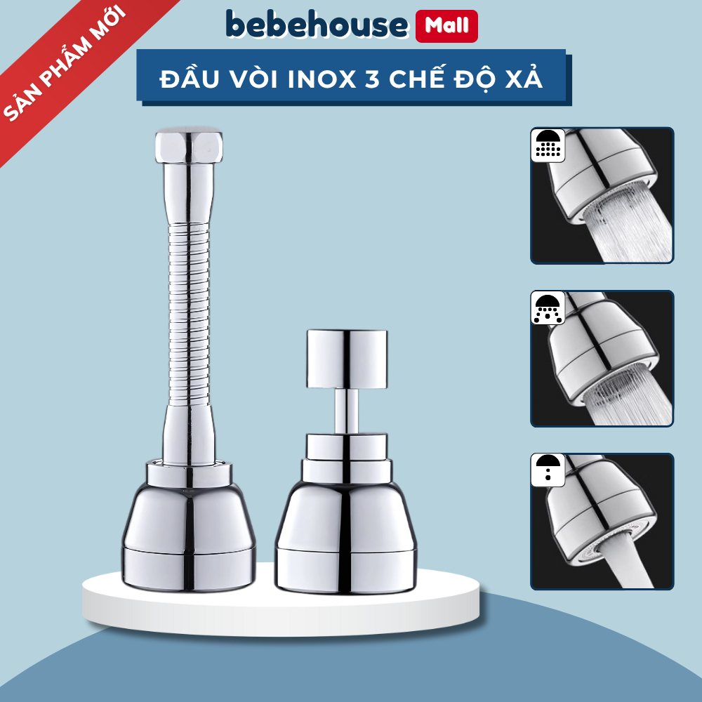 Đầu Vòi Đa Năng BEBEHOUSE 3 Chế Độ Xả Nước HT017