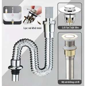 xi phông bồn rửa bát| Bền, chống gỉ, kín nước tốt Khử mùi Chống côn trùng Không tắc nghẽn Chống gỉ sét ，Mạ điện chống gỉ