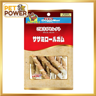 Que Da Bò Cuộn Thịt Gà Doggyman – Gói 10 Cây – Thưởng Ăn Vặt Cho Chó – Thơm Ngon, Bổ Dưỡng, Sạch Răng
