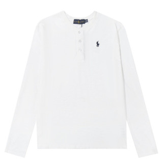 LF nhà tiền cũ ngựa chiến tranh thêu nút áo Henry áo dài tay áo T - shirt lót đáy áo nữ mùa thu LR