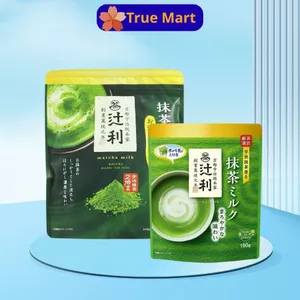 Bột trà sữa trà xanh Uji Matcha Milk Kataoka 190g/160g Nội Địa Nhật Bản, hương vị chuẩn(Sale date t7/2026)