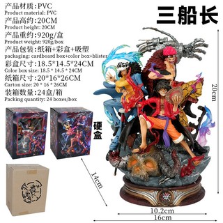 Figure 3 Đội Trưởng ONE PIECE 20cm - Luffy Kid Law - Mô Hình Siêu Ngầu -Hà Nội