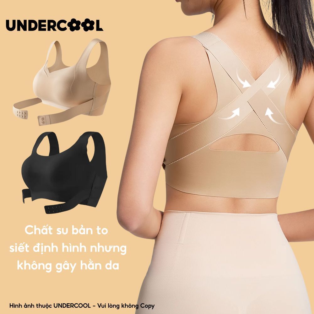 Áo Lót Nữ Chống Gù Lưng UNDERCOOL Định Hình Vòng 1, Nâng Đỡ Ngực Tập Gym Yoga , Công Thái Học, Chống Xệ Ngực K31 - AL77