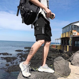 Quần Short Khóa Dây Nai Unisex Nam Nữ Chất Kaki Dày Dặn Sọt Đùi Kiểu Trẻ Trung Năng Động- DTB K0