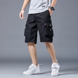 Quần Short Khóa Dây Nai Unisex Nam Nữ Chất Kaki Dày Dặn Sọt Đùi Kiểu Trẻ Trung Năng Động- DTB K0
