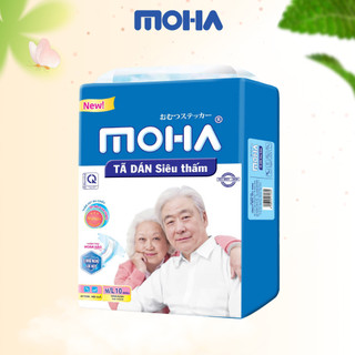 Tã Dán Dành Cho Người Già Moha bịch 10 miếng hàng Việ Nam,