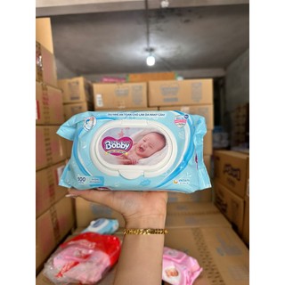 [COMBO 4 GÓI] Khăn ướt không mùi/ có mùi Bobby 100 miếng - LÊ MINH HƯƠNG SHOP